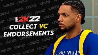 WHERE TO PICK UP VC ENDORSEMENT CHECKS IN NBA 2K22 CURRENT GEN — PURSER’S DESK  OFFICE  PS4 [upl. by Ahsiekal]