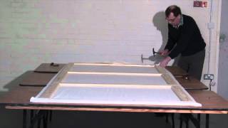 Building a Theatre Scenery Flat part 2 of 4 [upl. by Ellenuahs507]