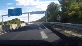 France by Autoroute  A9 Montpellier  J30 to J29 [upl. by Fariss]