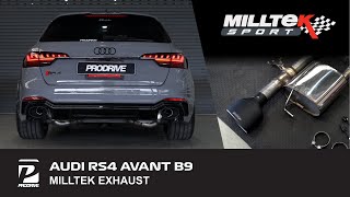 Milltek Exhaust x Audi RS4 Avant B9 [upl. by Greyso]