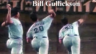 Bill Gullickson quotput strength into waist by climbing over forelegquot Pitching Mechanics Slow Motion [upl. by Eliott589]