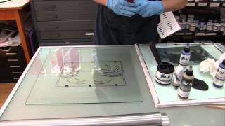 Hand Printed MultiColor Drypoint Printmaking with Akua Inks [upl. by Shargel605]