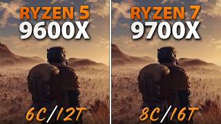 Ryzen 5 9600X vs Ryzen 7 9700X  Test in 10 Games [upl. by Adihaj]