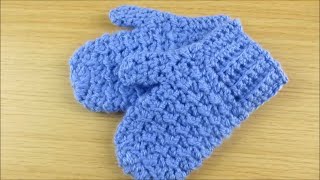 Crochet mittens for toddler 12 years How to Happy Crochet Club [upl. by Dewitt972]