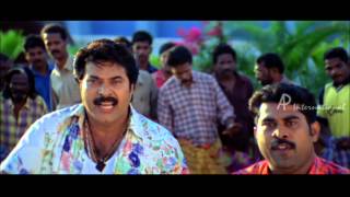 Thuruppu Gulan Malayalam Movie  Mlayalam Movie  Mammooty Rescues Sneha  From Elephant [upl. by Mozelle]