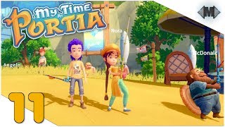 My Time At Portia ★ 11 Wettstreit mit der Angel ★ Deutsch German Gameplay [upl. by Debarath347]