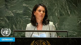 🇩🇪 Germany  Federal Minister for Foreign Affairs Addresses UN General Debate 79th Session  UNGA [upl. by Aiem]