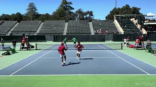 Best Double Points of 202403 College Tennis [upl. by Ybanrab955]