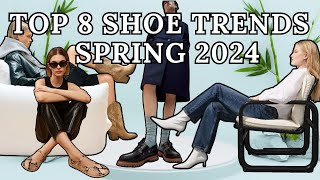 Top 8 shoe trends for Spring 2024│Fashionable womens shoes [upl. by Stiegler]