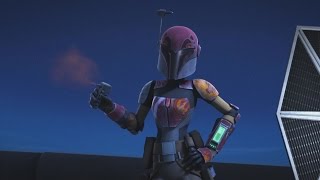 Star Wars Rebels  Sabine Wren vs Stormtroopers 1080p [upl. by Borman]