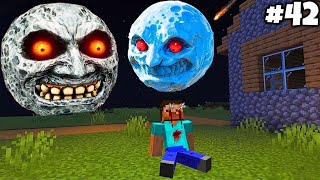 i Found Scary LUNAR MOON 😱 in Minecraft   Part42 [upl. by Nilde]