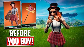 NEW PEPPER THORNE Skin Gameplay  Combos Before You Buy Fortnite Battle Royale [upl. by Olnay104]