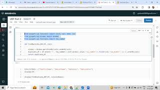 98How to remove duplicate records using User defined functions in Databricks using PySpark Telugu [upl. by Ttocserp471]