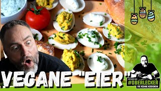 Vegane gekochte „Eier“ Der perfekte Partysnack und Frühstücksklassiker rein pflanzlich [upl. by Mohammed]