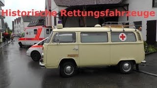 Waldenbuch  Sternfahrt DRK  Historische Rettungsfahrzeuge quot650 Jahre württembergische Stadtquot [upl. by Sension]