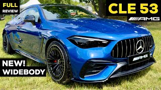 2024 MERCEDES AMG CLE 53 Coupe The Best NEW AMG 6 Cylinder BRUTAL Wide Body First Look [upl. by Flosi]