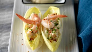 Recette  Barquettes dendives aux crevettes [upl. by Seem]