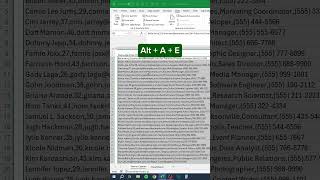 Text to Column in Excel‼️ excel [upl. by Sregor278]