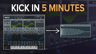 BEST WAY to MAKE a KICK in SERUM in 5 MINUTES 🔥 Serum sound design [upl. by Derrek696]