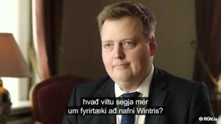 Viðtal við Sigmund Davíð um Wintris  Kastljós 3 apríl 2016 [upl. by Ij]