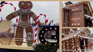 GINGERBREAD HOUSE AT BATTERSEA POWER STATION christmas christmasdecor christmaslights [upl. by Adnotal]