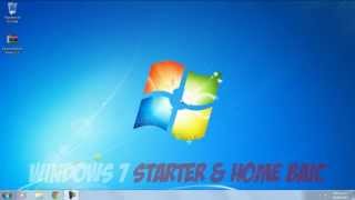 Como Activar Aero en Windows 7 Starter amp Homeb Basic [upl. by Mohn]