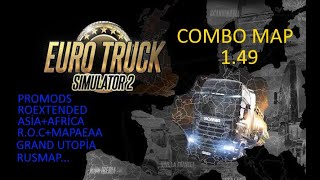 ETS2149 BİG COMBO MAP NEWDETAYLI ANLATIM VE HARİTA LİNKLERİ 👇 [upl. by Ferrell]