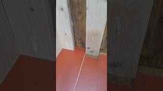 Laminate Flooring Cut amp Fit Perfectly howto diy tips tricks shorts youtubeshorts ideas [upl. by Eimak]