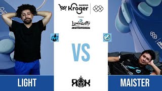 Luminosity Invitational  Maister vs Light  TOP 8  Game and Watch vs Fox [upl. by Asyen]