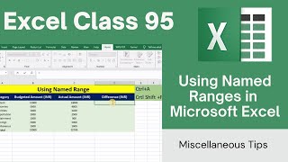 Using Named Ranges in Excel Simplifying Your Formulas [upl. by Auqinaj]