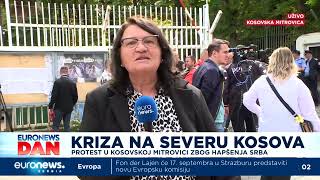 Protesti na severu zbog hapšenja Srba [upl. by Nethsa]