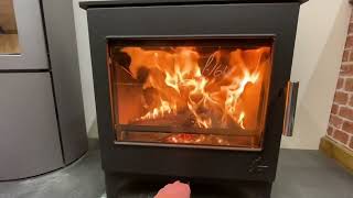 Dean Forge Woodbury 8 Eco Wood Burning Stove  review  tutorial at Natural Heating Norfolk [upl. by Bach75]