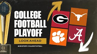 CFP Final Rankings Lookahead Alabama projected to miss the playoff 2 ACC teams to get in [upl. by Bertsche]