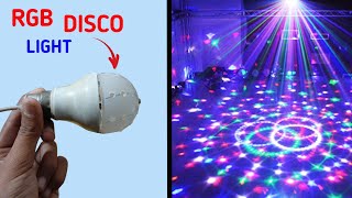 How To Make RGB Disco Light At Home  LED Light For Diwali Decoration [upl. by Survance506]