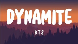 BTS  Dynamite Lyrics [upl. by Aihn913]