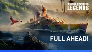 Full Ahead into the New Update  World of Warships Legends [upl. by Terrag892]