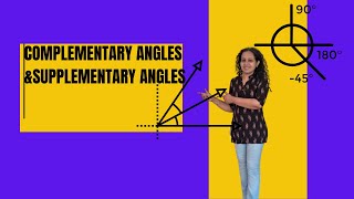 Complementary angles ampSupplementary angles [upl. by Kenn]