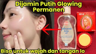 KULIT LANGSUNG GLOWING  CARA MEMBUAT CREAM PEMUTIH WAJAH  CARA MERACIK CREAM WAJAH GLOWING [upl. by Lalittah]