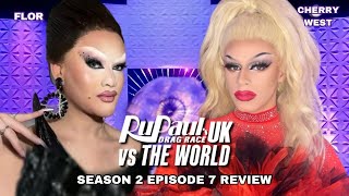 Rupaul’s Drag Race UK Vs THE WORLD With Flor  CHERRY WEST [upl. by Ahterahs]