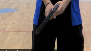 Racquetball Grip Kris Odegard shows you how to hold your racquet [upl. by Row779]