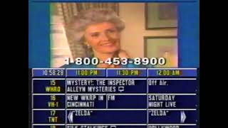 PREVUE Guide Channel  November 7 1993 [upl. by Tilly]