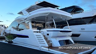 Largest Galeon 800 Fly 2023 Yacht Walkaround Tour [upl. by Zobe205]