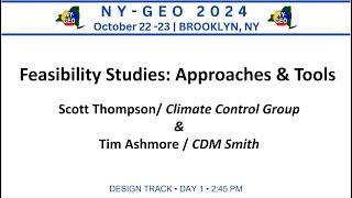 Geothermal Feasibility StudiesApproaches and Tools [upl. by Leirad]