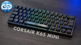 Corsair K65 Mini REVIEW  DIE BISHER BESTE 60 TASTATUR [upl. by Ormand]