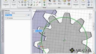 SpaceClaim Tutorial on Internal Gears Assembly Conditions SCMotion [upl. by Noseimaj201]