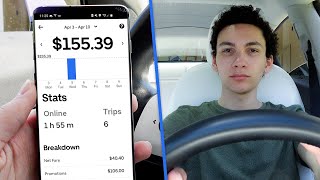 Earning 150 in 2 Hours of Driving for Uber [upl. by Irpac]