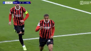 Malick Thiaw Goal Real Madrid Vs AC Milan 01 All Goals Analysis amp Extended Highlights [upl. by Amandie950]