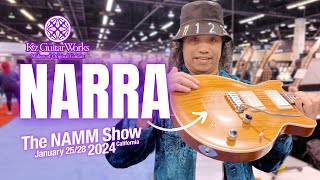 The NARRA Collection  Kz Guitar Works Booth NAMM2024 [upl. by Yniar]