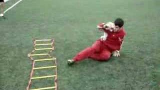 speed ladder goalkeeper training  Olympiakos gytheiou [upl. by Cooperstein]