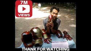 Review Iron man Gauntlet Mark 4243 HD details life size scale [upl. by Afital400]